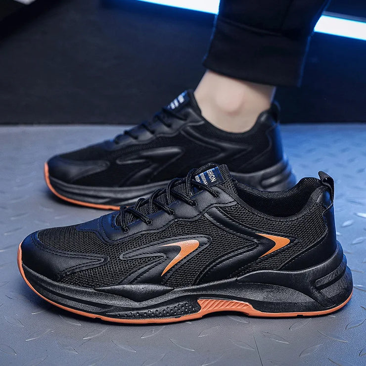 Spring Autumn New Brand Designer White Casual Shoes Men Breathable Running Shoes Men Comfortable All-match Flat Men Sneakers