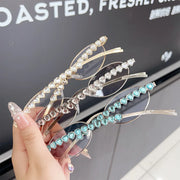 Women Rhinestone Sunglasses Stylish Oval Sun Glasses Vintage Round Black Shades Men Bling Diamond Glasses Luxury Design Eyewear