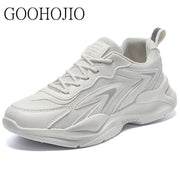 Spring Autumn New Brand Designer White Casual Shoes Men Breathable Running Shoes Men Comfortable All-match Flat Men Sneakers