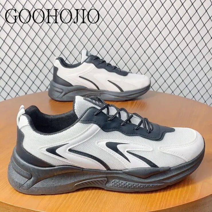 Spring Autumn New Brand Designer White Casual Shoes Men Breathable Running Shoes Men Comfortable All-match Flat Men Sneakers