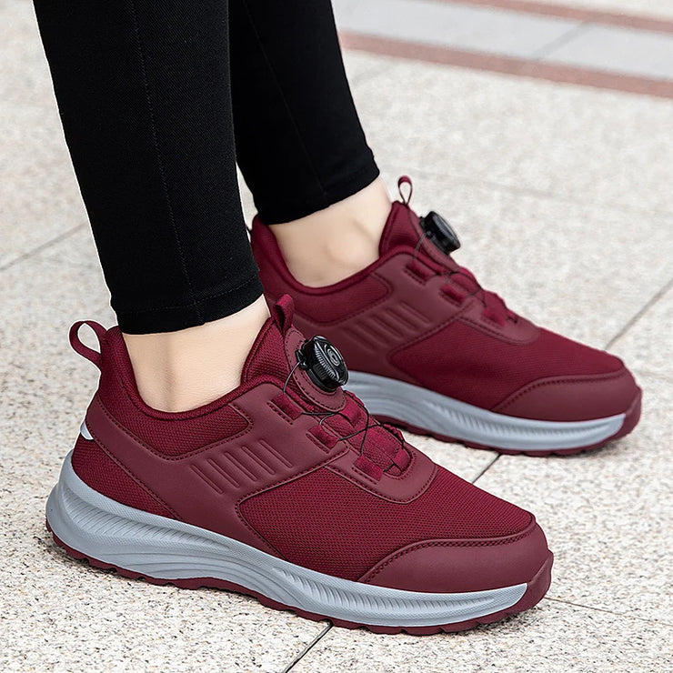 Women Running Shoes Winter Mesh Men Walking Sneaker Sport Flats Comfortable Breathable Black Size 35-45 Loafers For Parents