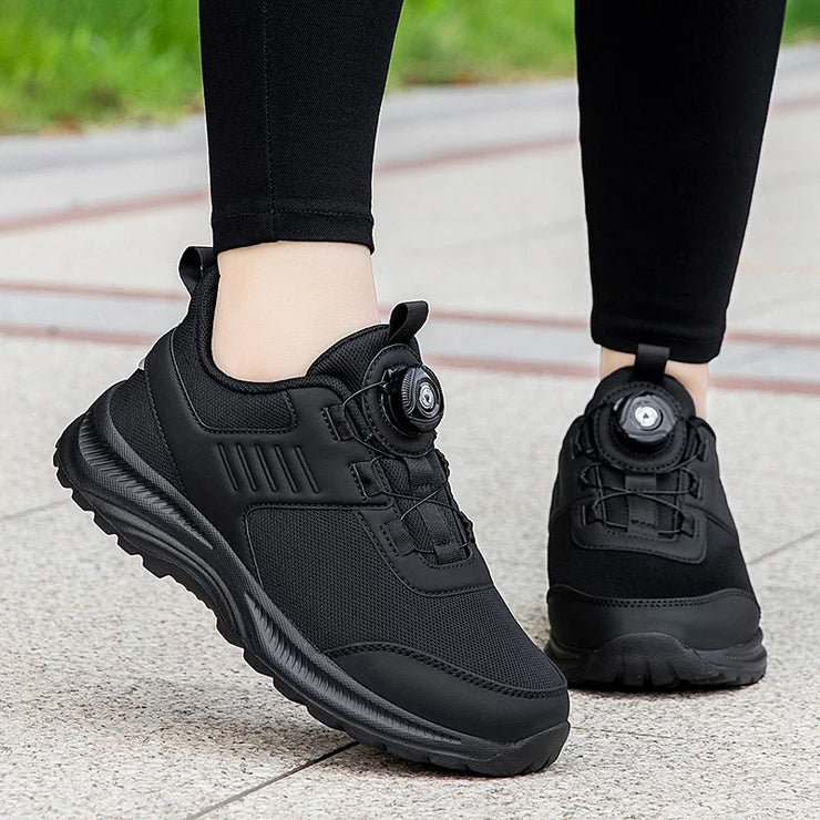 Women Running Shoes Winter Mesh Men Walking Sneaker Sport Flats Comfortable Breathable Black Size 35-45 Loafers For Parents